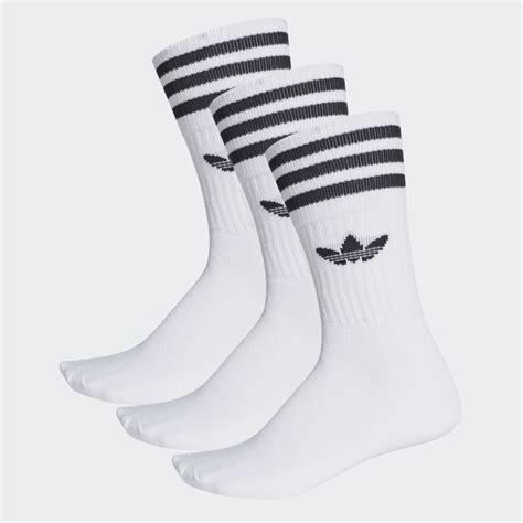 solid crew sokken adidas|Crew Socks .